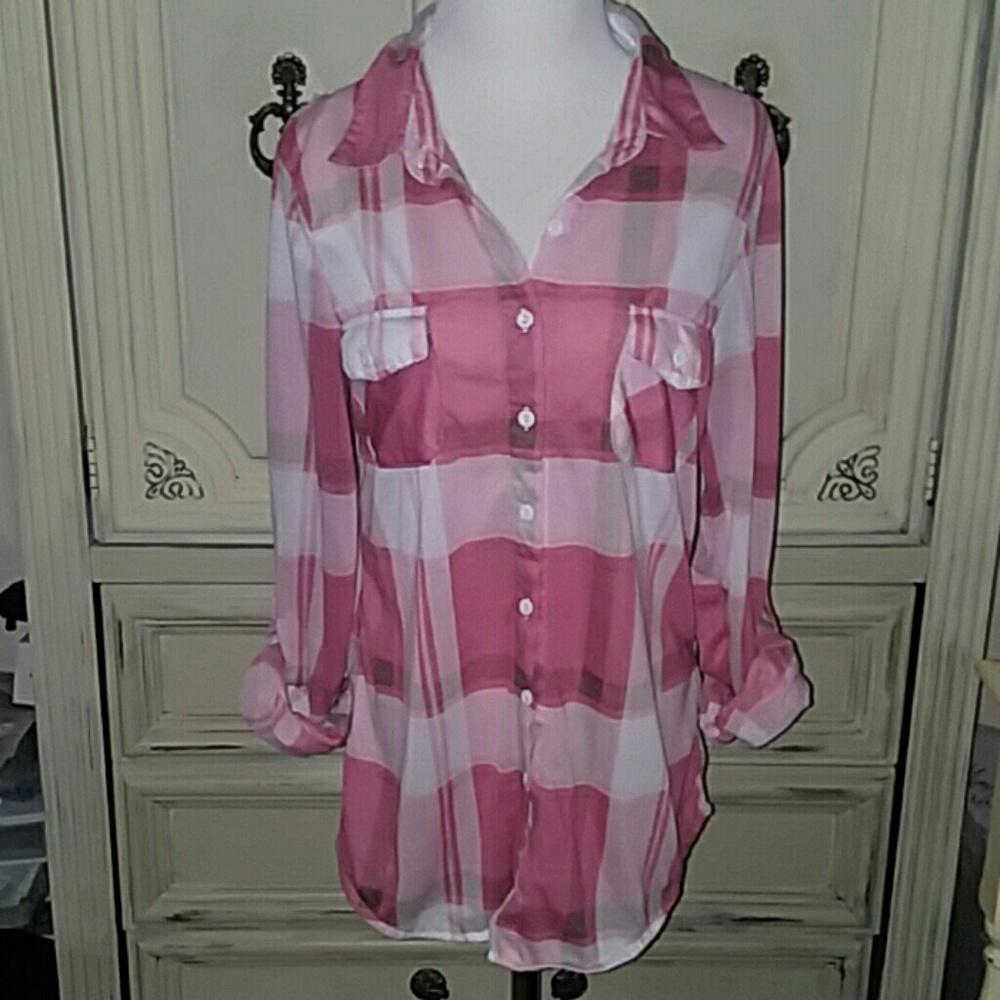 Vanity plaid button down